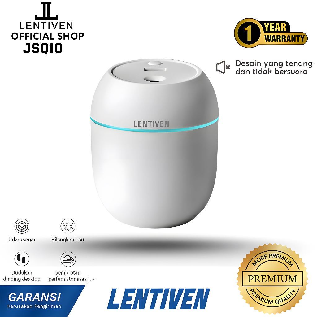 Humidifier Diffuser เครื่องฟอกอากาศ 220ML ความจุสูงคู่สเปรย์วัน Anti Noise 40dB สําหรับห้องน้ํา Cupb