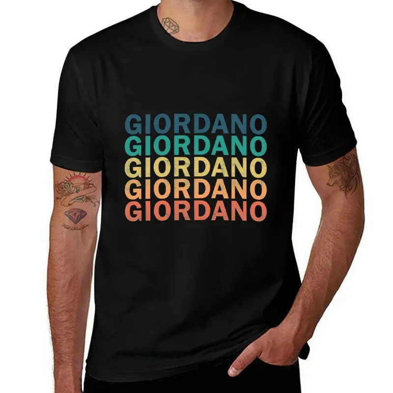 เสื้อยืด Giordano Name - เสื้อยืด Giordano สไตล์วินเทจเรโทร ของขวัญ Giordano Name เสื้อยืดลายกราฟิกส