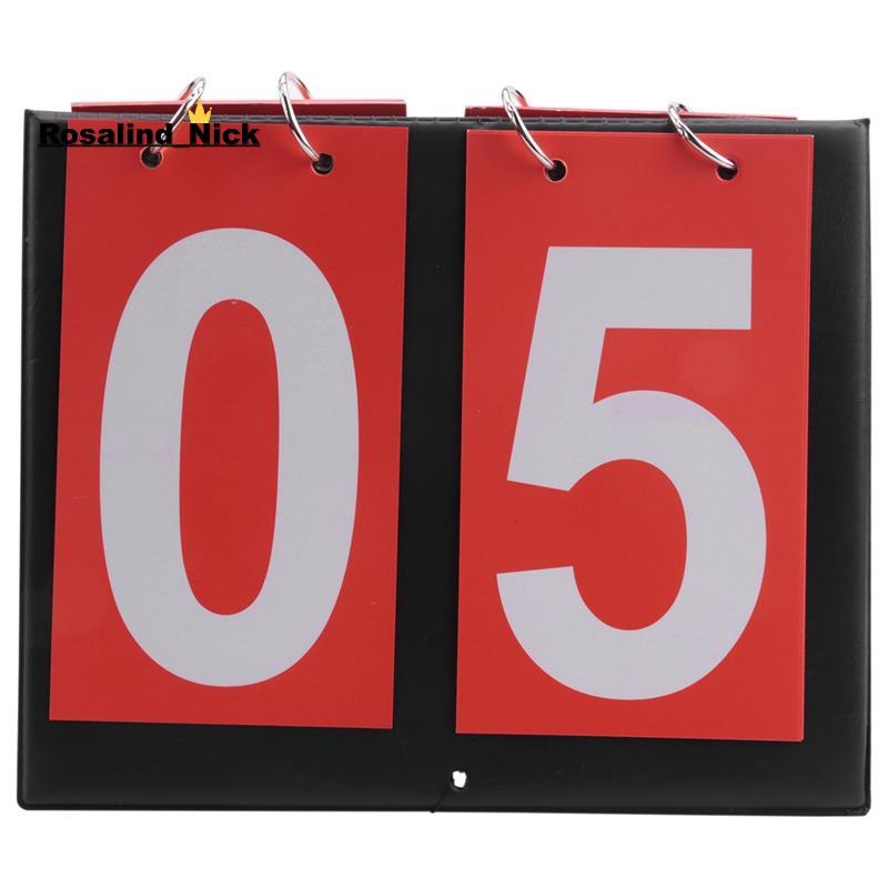 .Score Keeper 0-9 Pro Set พกพาสะดวกสำหรับเกมส์ต่างๆ เช่น กอล์ฟ แบดมินตัน และวอลเลย์บอล