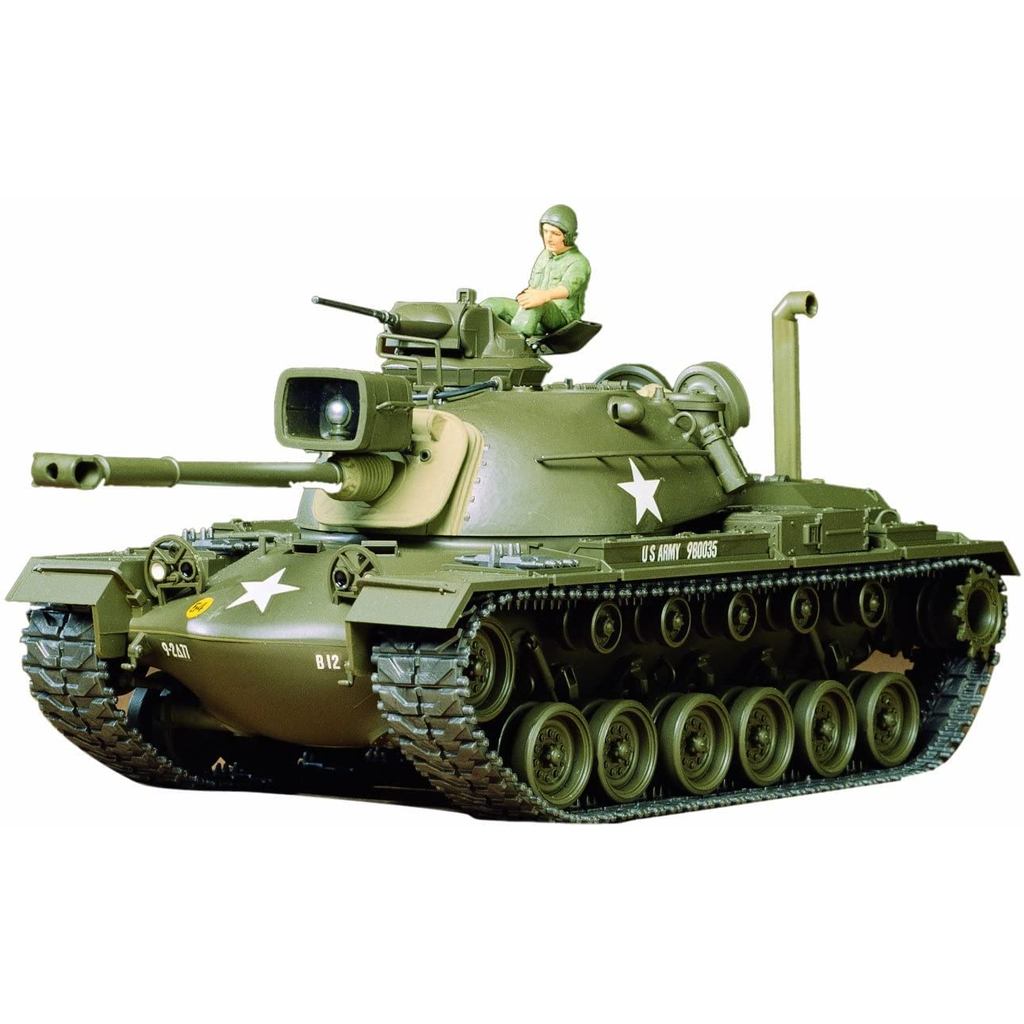 Tamiya 135 ทหาร Miniature Series เบอร์ 120 US Army M-48A Patton ถังพลาสติกรุ่น 35120
