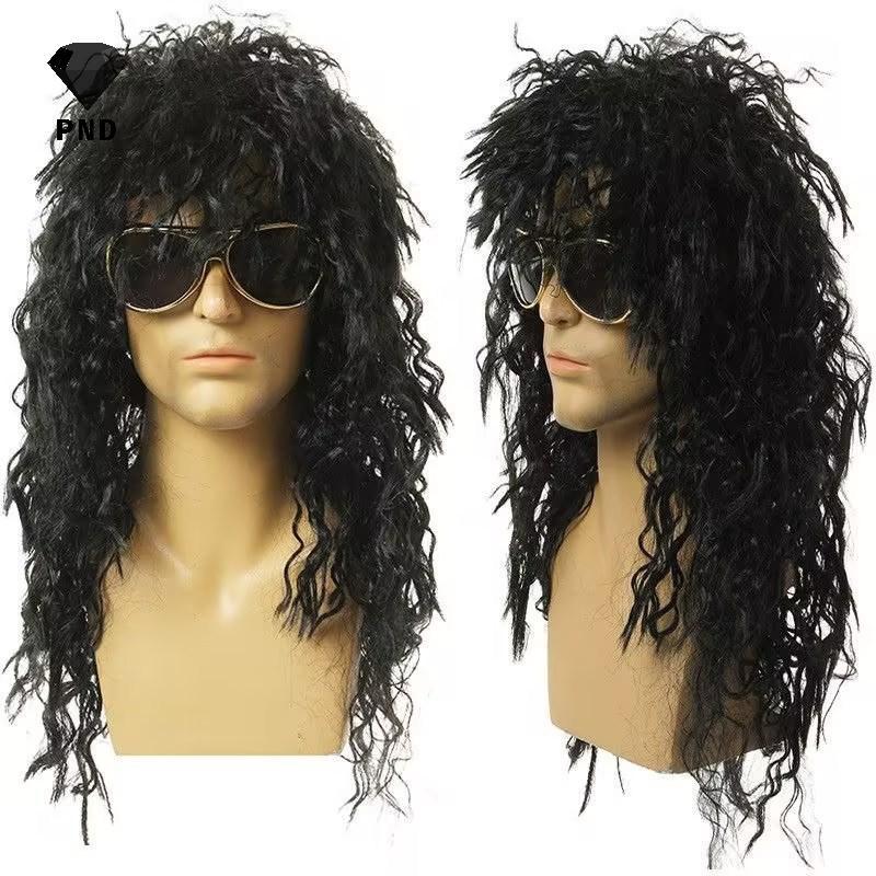 PND วิกผมมัลเล็ท ผมหยิกสังเคราะห์ ขนาด 1 ชิ้น สำหรับคอสเพลย์และงานปาร์ตี้