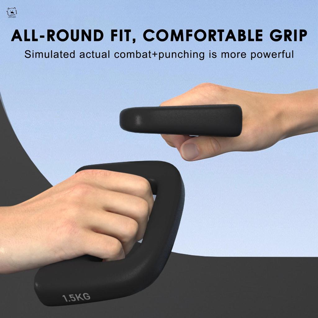 กีฬา Hand Shaped Dumbbells Jogging Walking Cardio Dumbbells สําหรับ Glute Bridge Butt ออกกําลังกาย