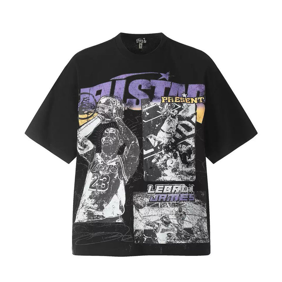เสื้อยืดโอเวอร์ไซส์ Hell Star LeBron James