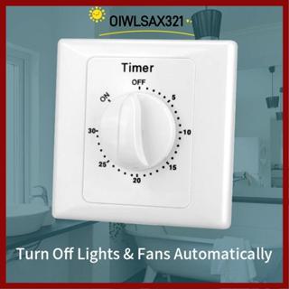 OIWLSAX321 ปลั๊กไฟตั้งเวลาปั๊มน้ํา, นับถอยหลังเปิดประหยัดพลั…