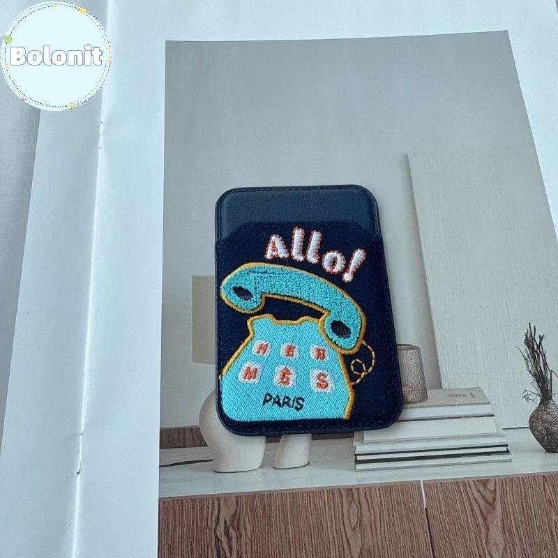 Bolonit กระเป๋าโทรศัพท์มือถือบางเฉียบ กันขโมยด้วย GPS และซองใส่บัตรแม่เหล็ก