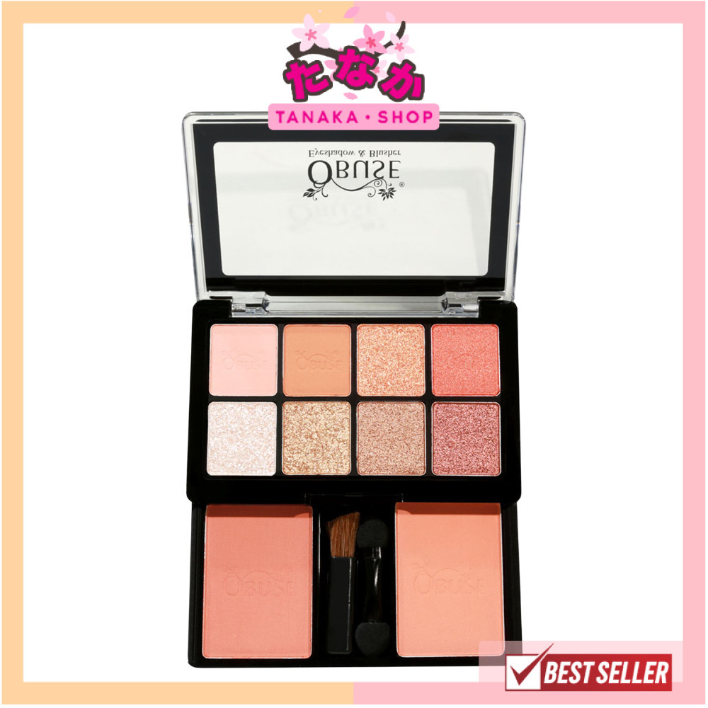 🔥แท้/ดีลสุดคุ้ม/ไลฟ์ทุกวัน🔥OB-1004 Obuse Eyeshadow&Blush 16.5g.