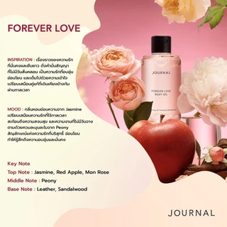 A Love Journey Collection : บอดี้ออยล์ ออยล์ทาผิว ขนาด 30 ml 3 กลิ่น (First Love, Forever Love, Forbidden Love)