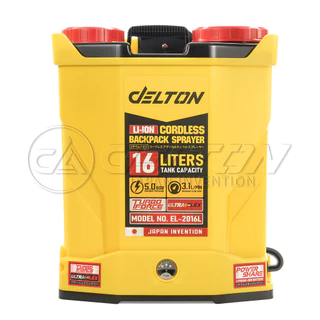 DELTON ถังพ่นยาแบตเตอรี่ไร้สาย 20V ขนาด 16 ลิตร รุ่น EL-2016L ใช้งานร่วมกับ แบตเตอรี่ DELTON UltraFlex และ TURBO FORCE