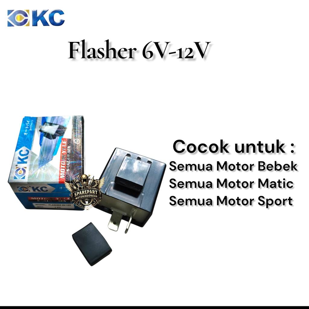 KC BRAND FLASHER SEN (BUNYI) สําหรับรถจักรยานยนต์ทั้งหมด (KECUALI VARIO 125/150 2018 และ ABOVE)