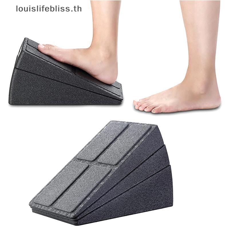 Louislifebliss 3pcs Squat Wedge Blo ปรับลื่น Squat Ramp Deadlift Wedge Calf Stretcher Slant Board St