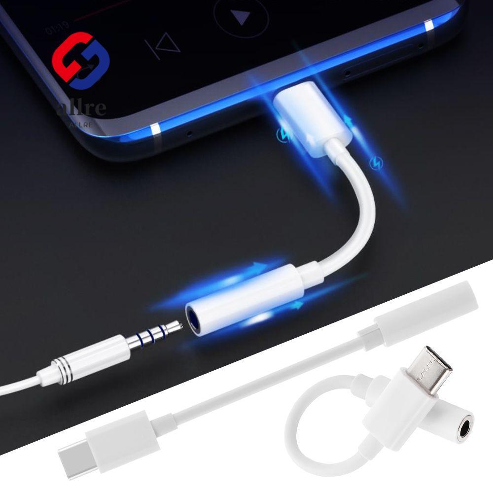 ALLRE Type C USB ถึง 3.5 มม. หูฟัง AUX USB-C ตัวผู้