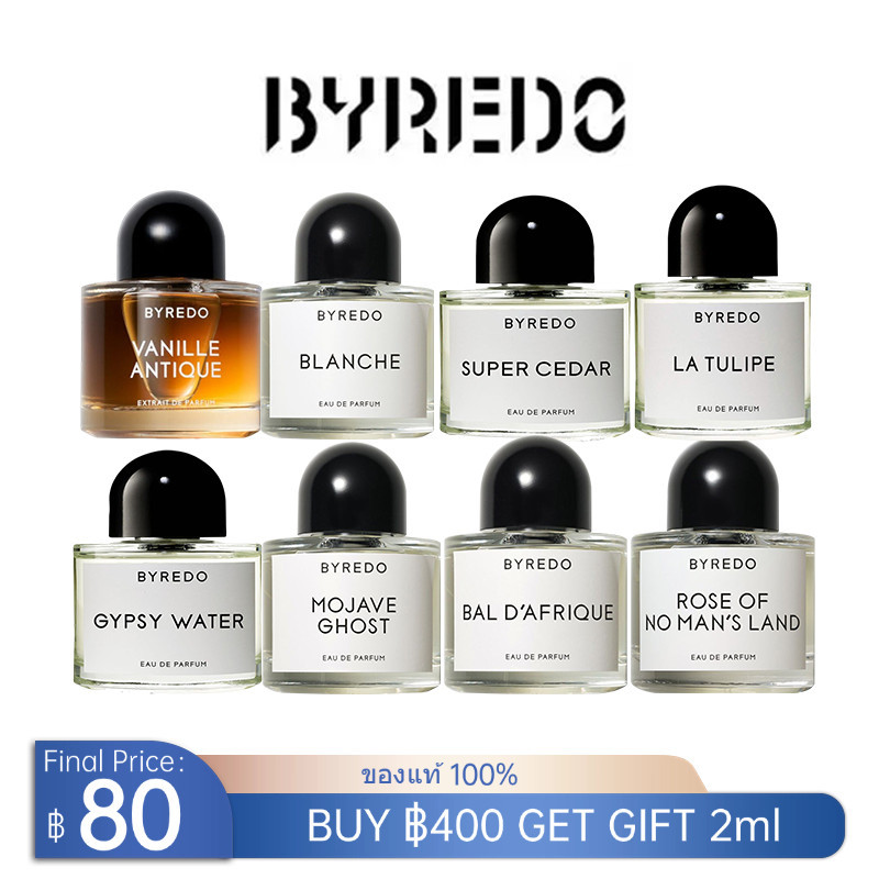 ของแท้100%💯Byredo Mojave Ghost & Blanche & Vanille Antique&Super Cedar EDP 2ml/5ml/10ml น้ำหอมขายดี