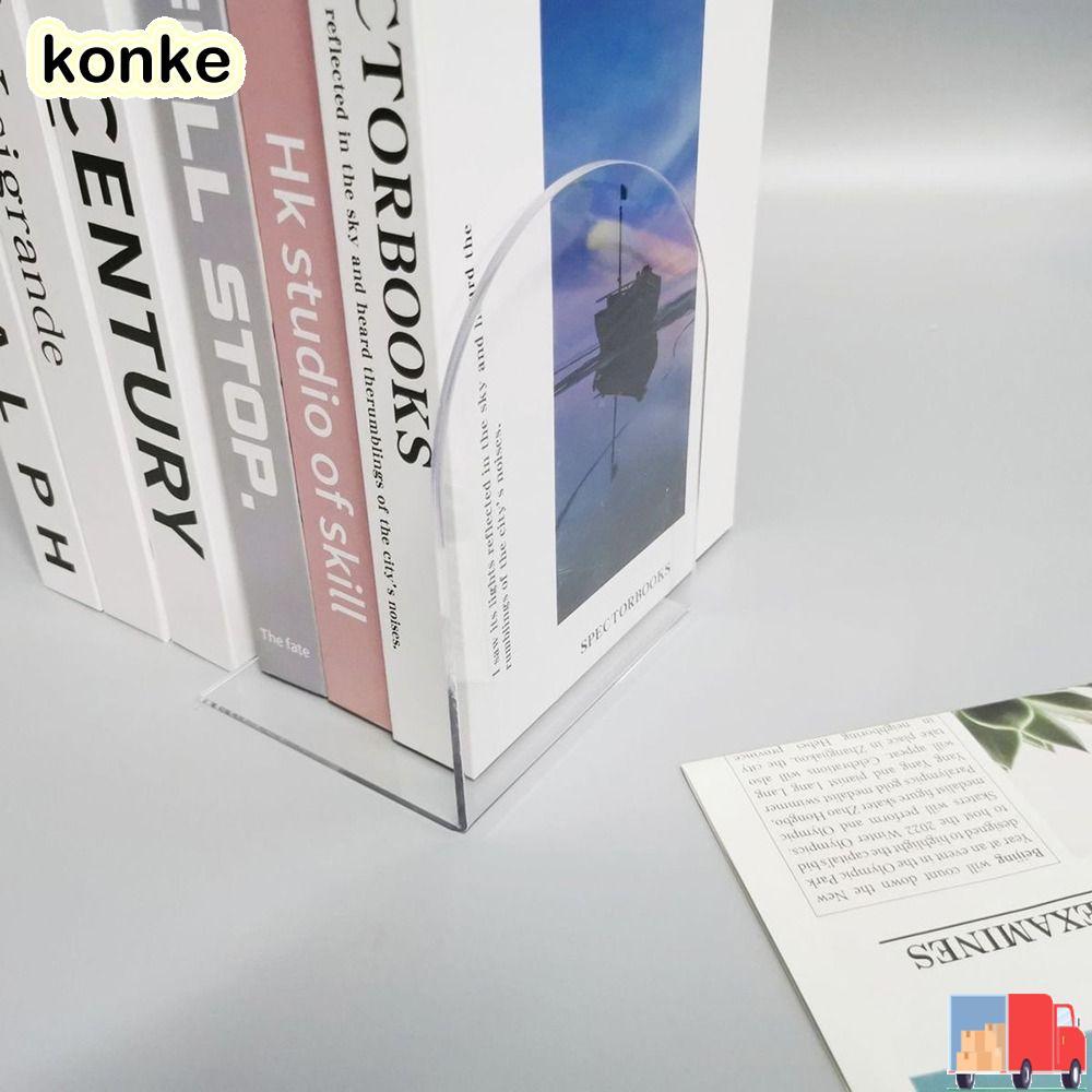 คั่นหนังสือ KONKE, ที่ใส่หนังสือกันลื่นสากล, จุกปิดหนังสืออะคริลิคใส