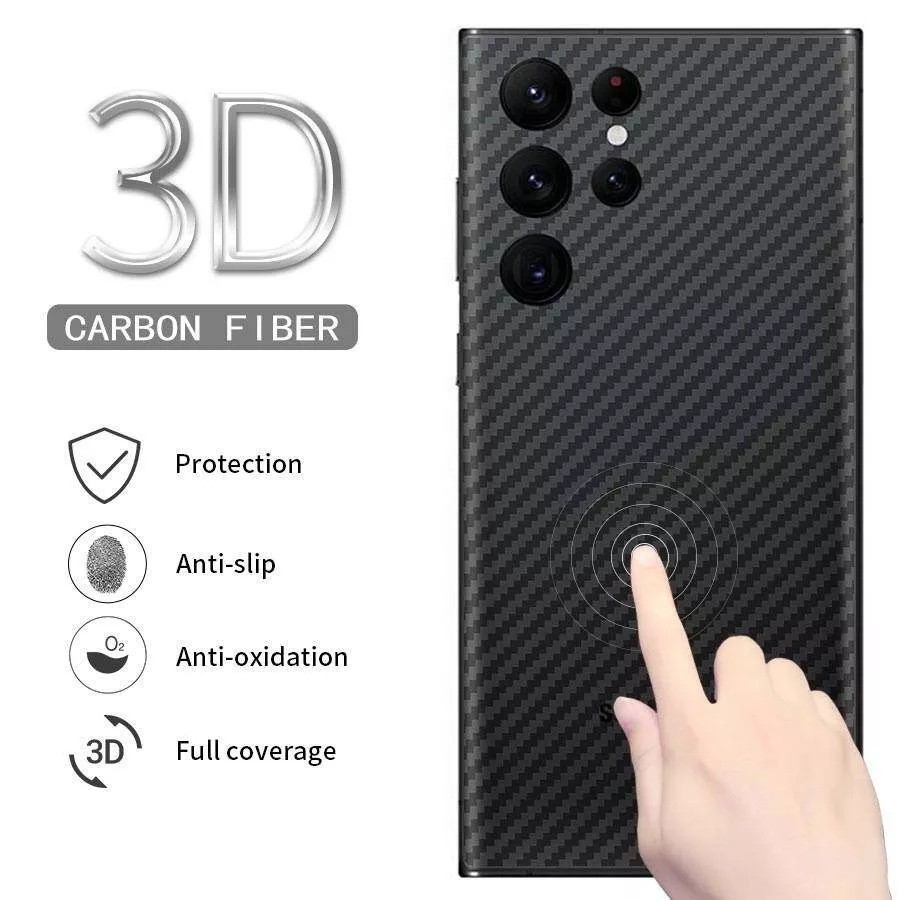 ส่งจากไทย ฟิล์มกันรอยหลัง ฟิล์มหลัง เคฟล่า Samsung Galaxy S23/S23Plus/S23Ultra ตรงรุ่น