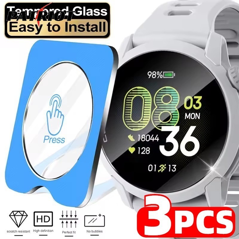 สําหรับ COROS PACE 4 กระจกนิรภัยป้องกันหน้าจอ 9H ความแข็ง,ป้องกันการระเบิด Anti-Scratch พร้อมเคลือบ Hydrophobic, ติดตั้งฟรีฟองสําหรับสมาร์ทวอทช์