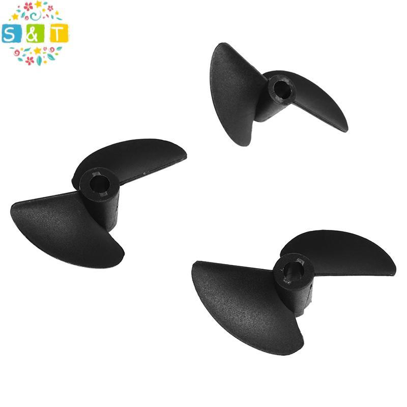 [S&T] RC Boat Model Two-des Propeller CW Nylon Paddle P40 Boat Shaft Propeller เส้นผ่านศูนย์กลาง 27/