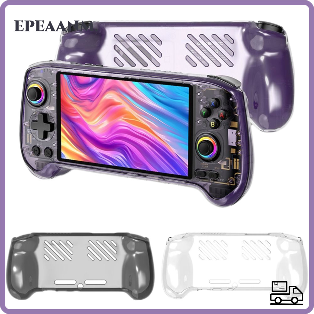 EPEAA ฝาครอบป้องกัน, TPU โปร่งใสคอนโซลเกมมือถือ, กันกระแทก Anti-scratch Soft Host Shell สําหรับ Anbe
