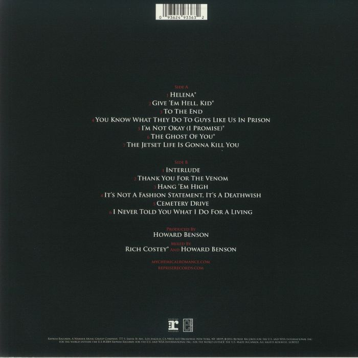 [แผ่นเสียง Vinyl LP] My Chemical Romance – Three Cheers For Sweet Revenge 1LP [ใหม่และซีล SS] ราคา ถูกที่สุด ดีลบีเคเค แกลเลอรีภาพที่ 4