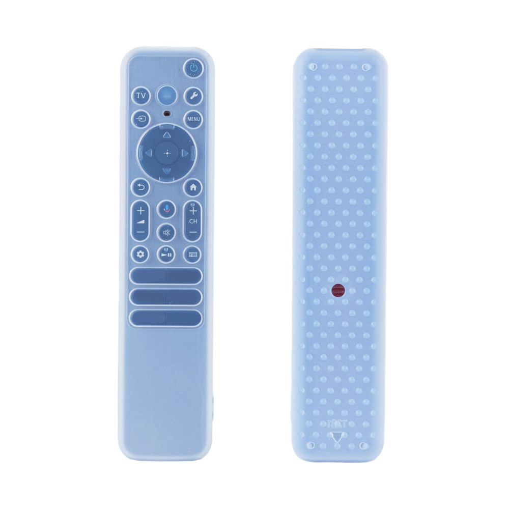 เคสรีโมทคอนโทรลซิลิโคนสําหรับ Sony TX810U TX910U TX810P, ฝาครอบป้องกันกันกระแทกกันลื่นพร้อมเชือกเส้นเล็ก