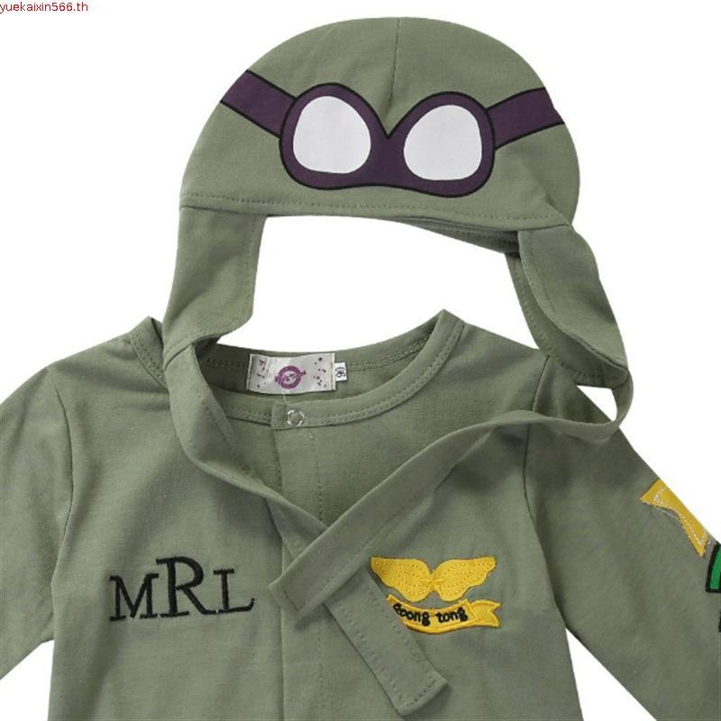 Ahb-christmas Pilot เครื่องแต่งกายคอสเพลย์เด็กชายเครื่องแต่งกาย 2 ชิ้น