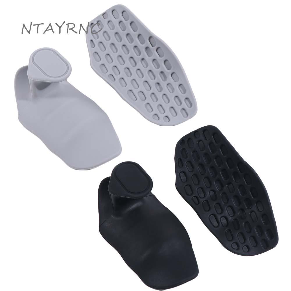 NTAYRNC 1 คู่ยกน้ําหนัก Grips, Anti-slip Ergonomic ออกกําลังกายถุงมือ, GYM อุปกรณ์เสริมยืดหยุ่น Anti-friction Thicken ซิลิโคนปาล์ม Grips ผู้ชายผู้หญิง