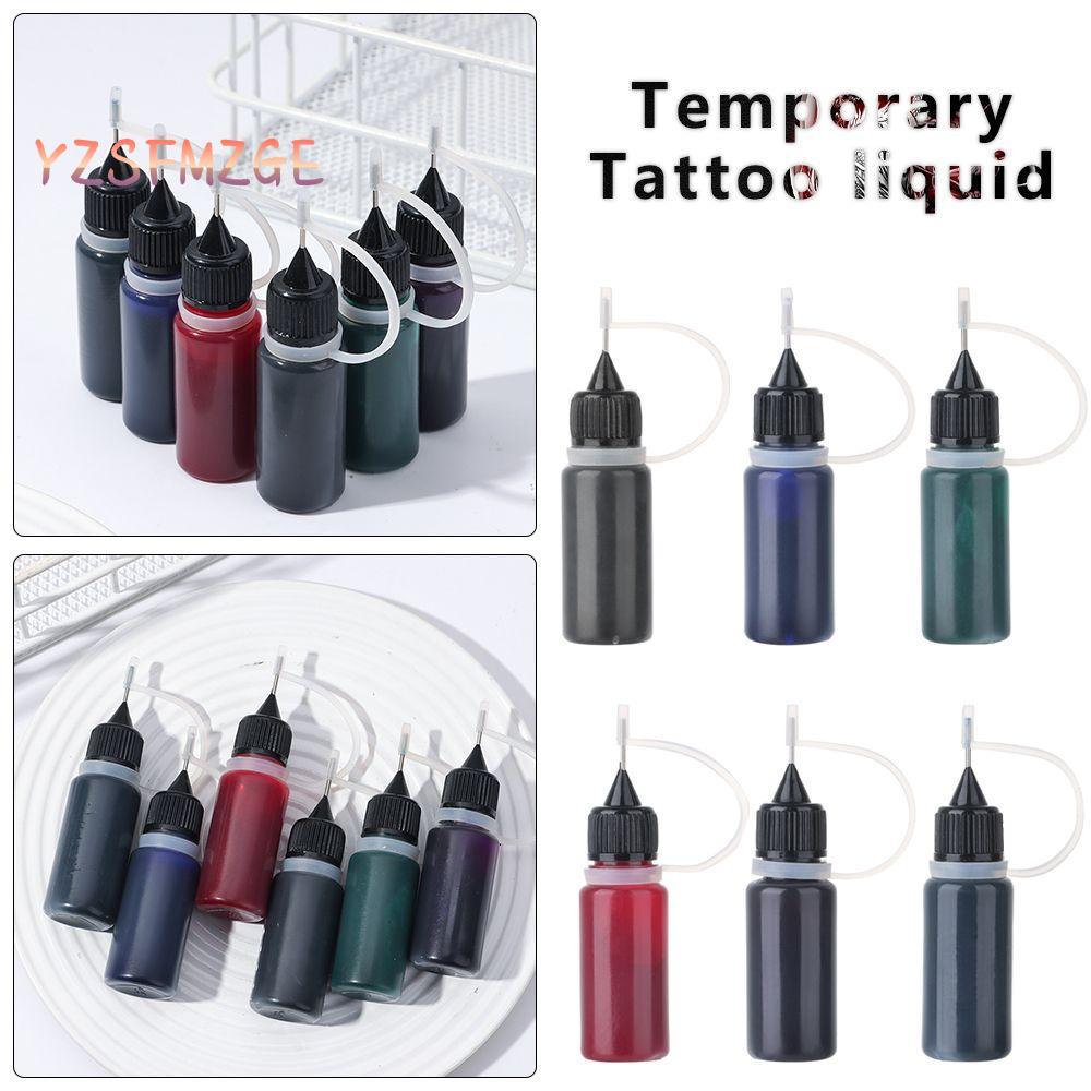 LONFENG รอยสักชั่วคราว DIY ไม่ปวด Indian Henna Body Art Paint