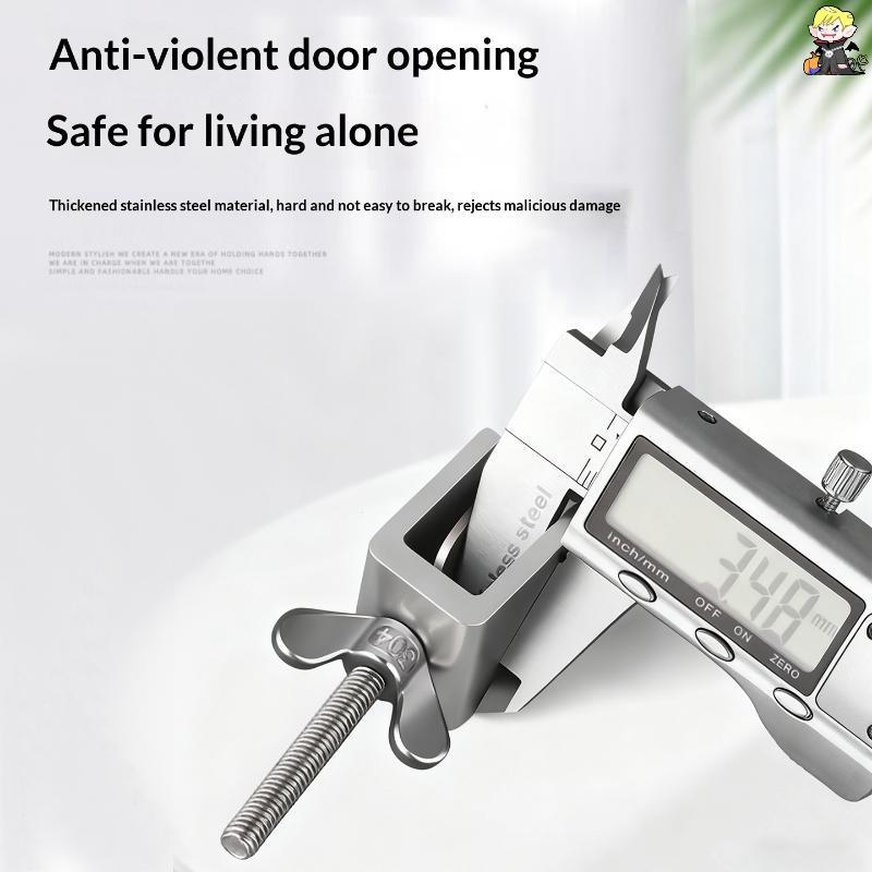 [CLA] 1 ชิ้นแบบพกพา Lo พร้อมการปรับอ่อนนุชคู่ Body Hotel Travel Door Lo ประตูป้องกันการโจรกรรม Lo Safety Lo [TH] ราคา ถูกที่สุด ดีลบีเคเค แกลเลอรีภาพที่ 5