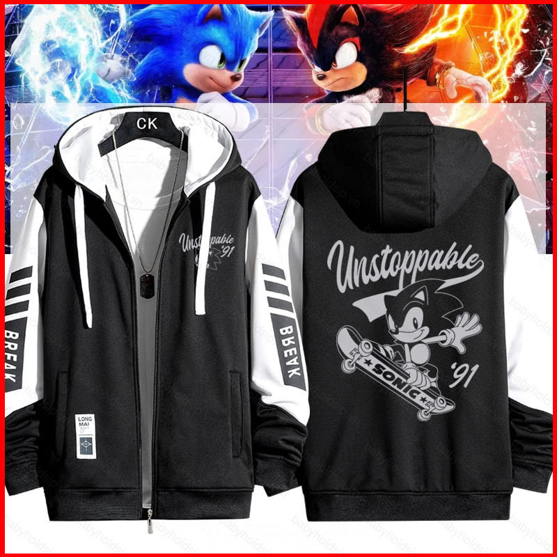 ฮู้ดี้ BS1 Sonic the Hedgehog สำหรับทุกเพศ