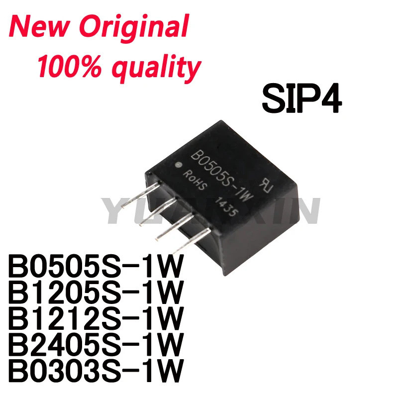 5PCS B2405S-1W B2405S B0303S-1W B0303S B1212S-1W B1212S B0505S-1W B0505S B1205S-1W B1205S DC-DC แยก 
