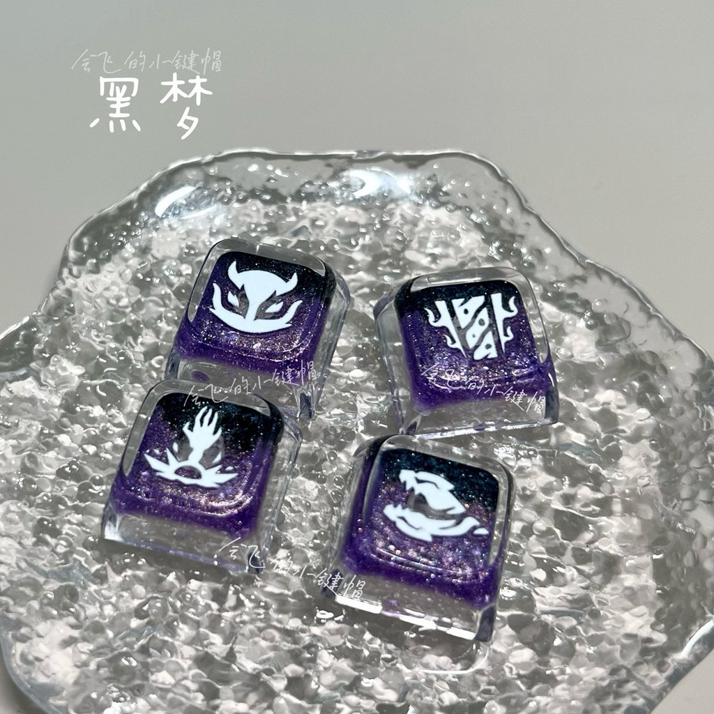 keycap keycap ไทย Fearless Contract Black Dream Keycap Black Dream Skill Keycap Valente เหมาะสําหรับ