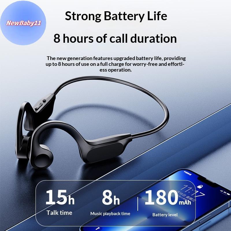 ONEBABY OnePlus หูฟังไร้สาย Bone Conduction หูฟังกีฬาว่ายน้ําหูฟังแฮนด์ฟรีพร้อมไมโครโฟน TH