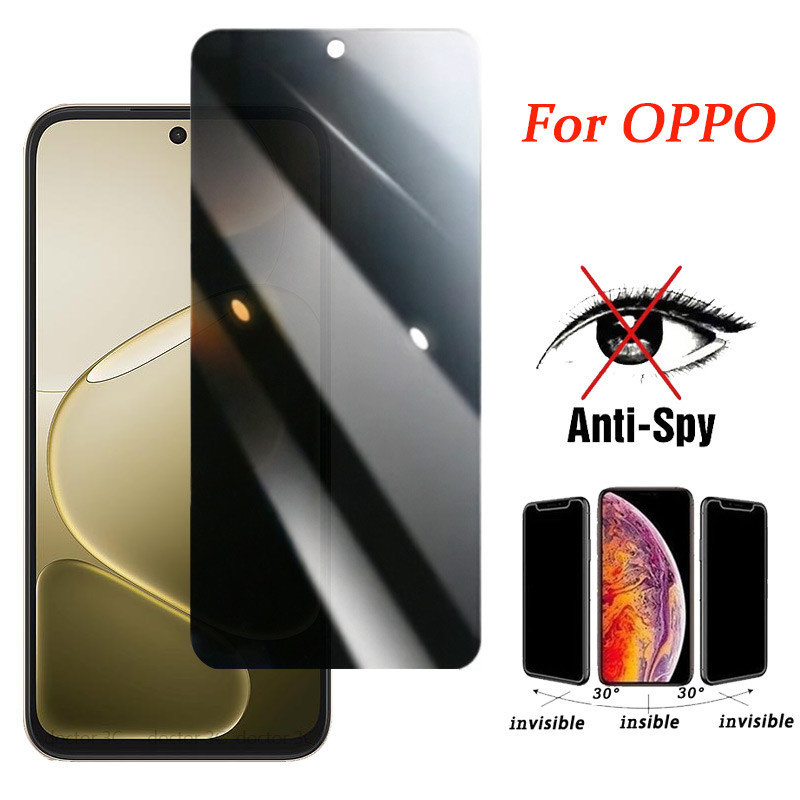 ฟิล์มกระจก กันมองกันเสือก สำหรับ OPPO A6 GT Max A6t A6s A5 A3 Pro A6x A6v A6i A6c A5x A3x A3i A2 A2x