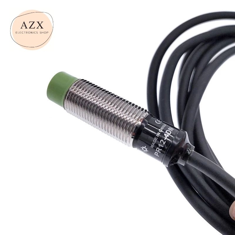 ส่งใว ถุกสุด! IP67 12-24VDC 4Mm Inductive Switch PR12-4DN2 NC NPN PR12-4DN ไม่มี PR12-4DN ไม่มี3สายไ