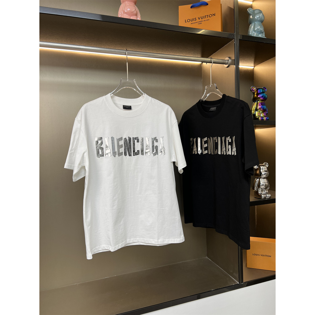 BALE & NICIA @ GA2026 ขนาด 6XL รอบคอแขนสั้น เสื้อยืดผู้ชายลายพิมพ์ ออกแบบแบบ High-End ที่ให้ความสบาย