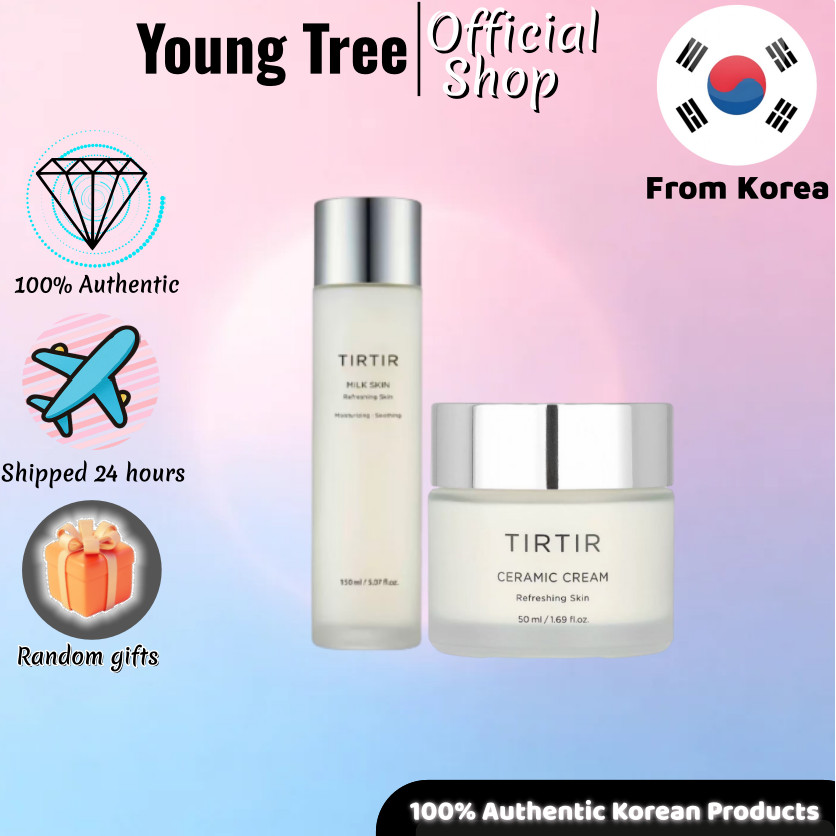 [TIRT] Milk Skin Toner 150ml/ครีมเซรามิค 50ml #DEEP ไฮเดรชั่น#SKIN รองรับสิ่งกีดขวาง