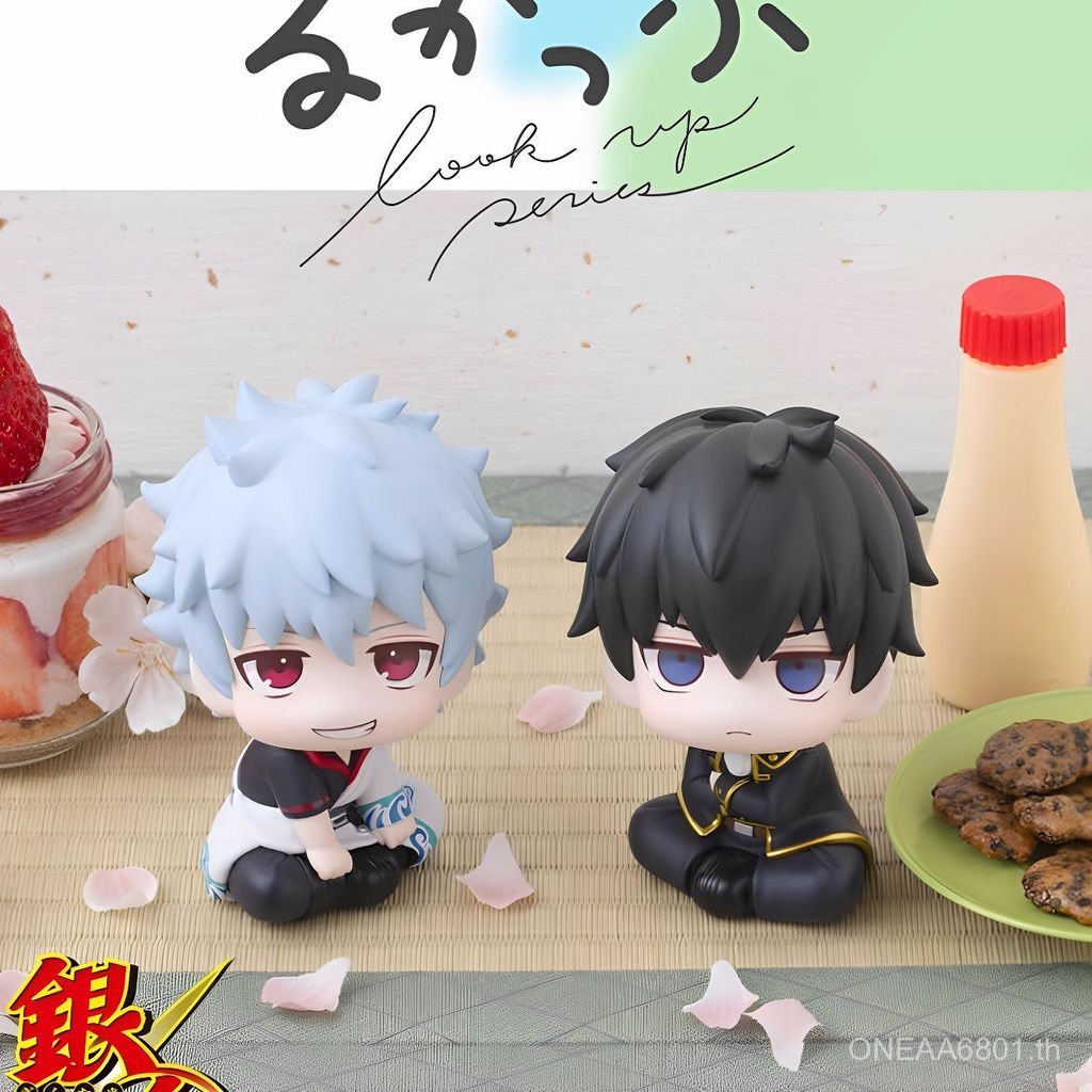 Gintama Sakata Gintoki Toki Tokube Shishiro รูป q เวอร์ชัน Up อะนิเมะชุดตกแต่งของขวัญ Crazy Zoo 2 X4