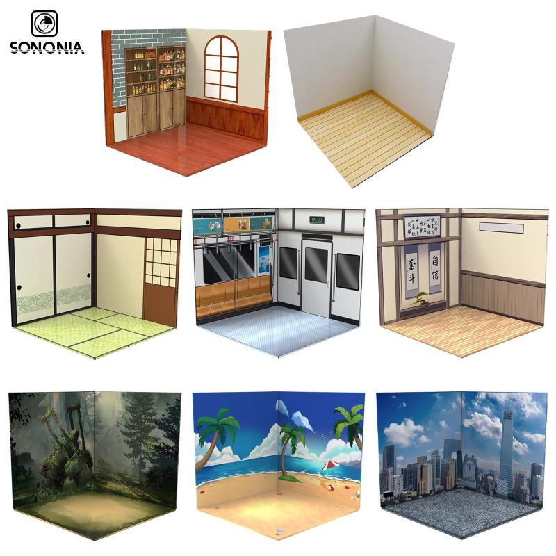 [SONONIA] 1/12 Scale Diorama Vehicle Model Display Stand สําหรับตัวเลขการกระทําและตุ๊กตา