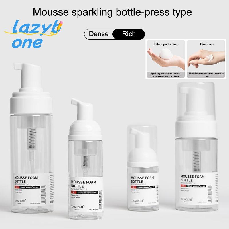 LZ-t] ขวดปั๊มโฟม Travel Foaming Dispenser สบู่มือ Lash Cleanser แชมพูมูสรีฟิลปั๊มคอนเทนเนอร์ [ใหม่]
