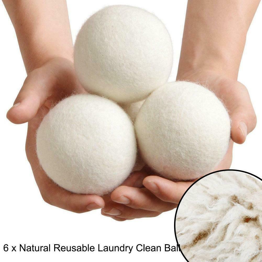 Reusable Laundry Clean Balls Dryer Balls Anti Tangle อุปกรณ์ทําความสะอาดขนสัตว์เครื่องเป่า Z4f1