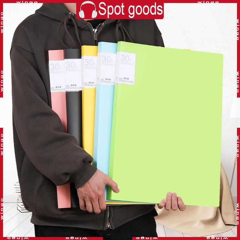 WIN A2 A 3 4K โฟลเดอร์แสดงผลโฟลเดอร์การนําเสนอพร้อมแขนพลาสติกสําหรับสํานักงาน