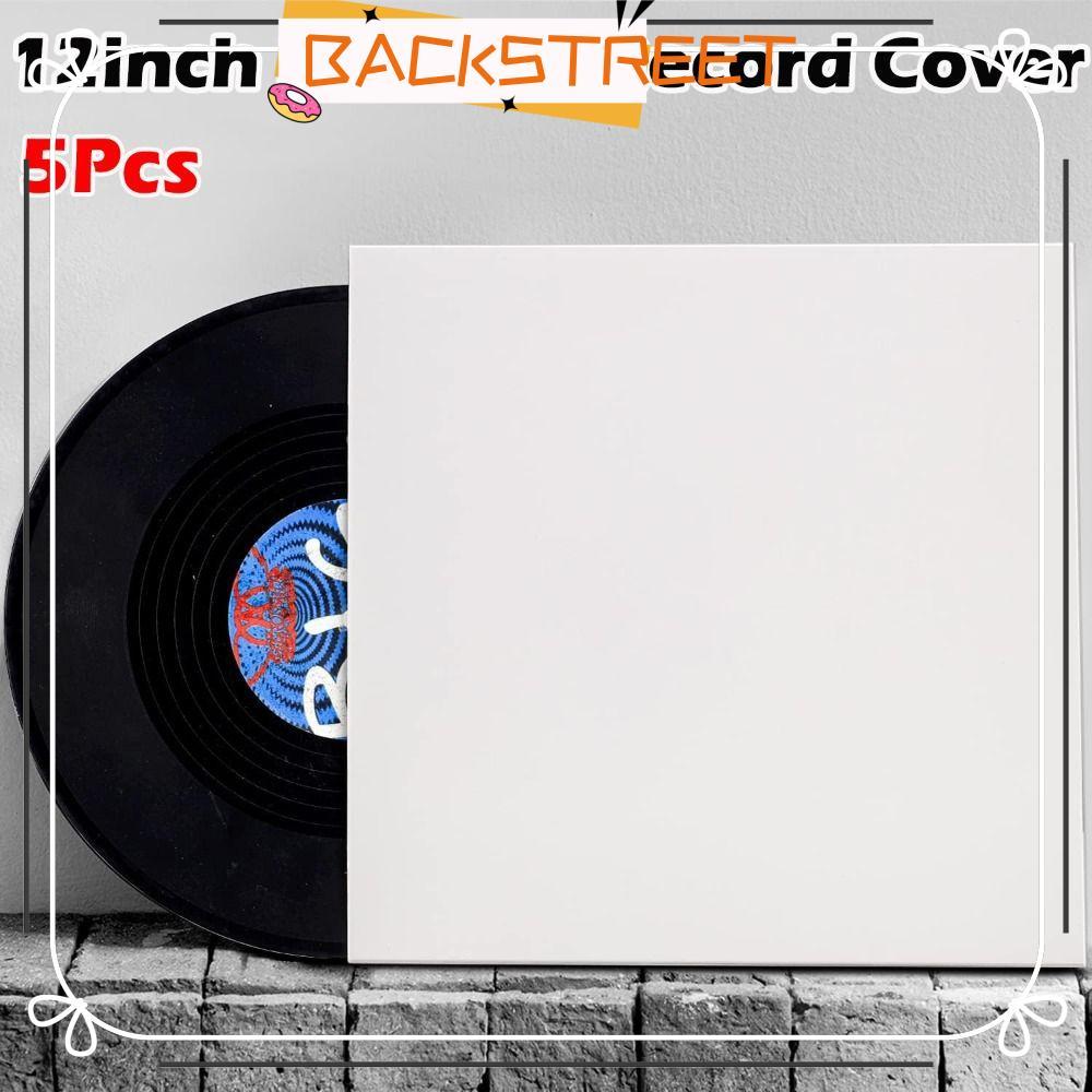 BACKSTAGE Vinyl Records Sleeve, 12 นิ้ว Square LP Vinyl Record Cover, Resealable Record Protection