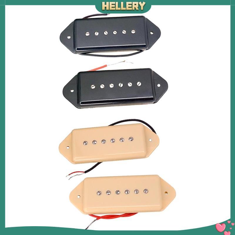 [HelleryTH] Replacement Soapbar P90 Guitar Pickup Neck & Bridge สําหรับกีตาร์ไฟฟ้า LP