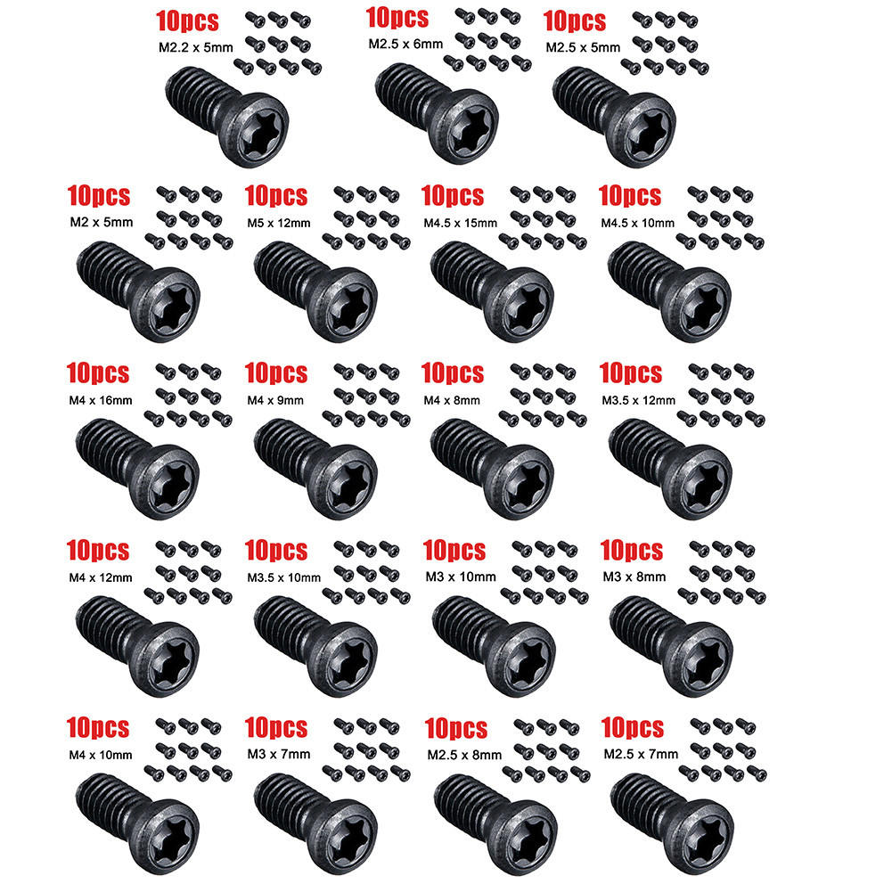 【Sunnylife 】M2 M2.5 M3 M3.5 M4 M5 Torx สกรูสําหรับเปลี ่ ยนใบมีดคาร ์ ไบด ์ เครื ่ องกลึง CNC เครื ่ องมือ
