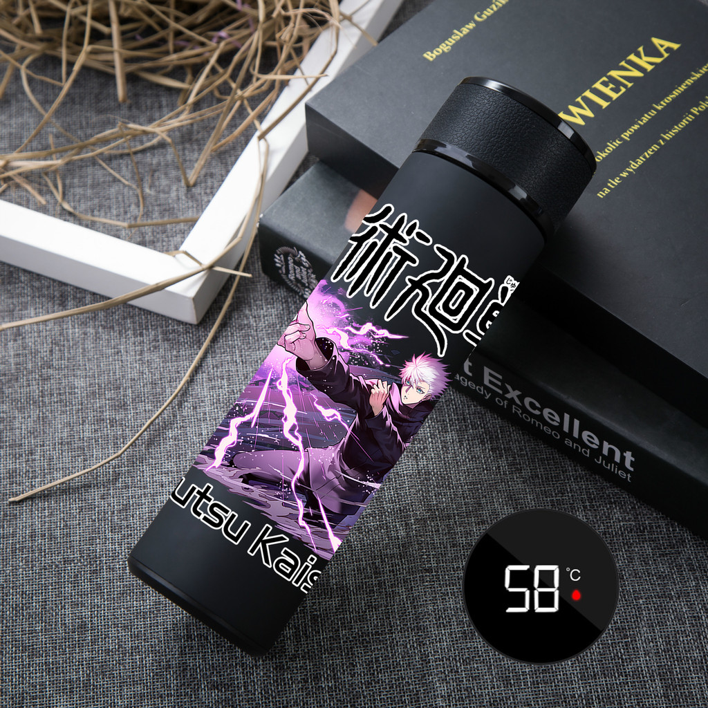 Gojo Satoru Gato Suguru ธีมอะนิเมะ-304 สแตนเลสสูญญากาศฉนวนถ้วย-ฉนวนกันความร้อน Jujutsu Kaisen ขวดน้ํา-ถ้วยกาแฟ-นักเรียนชายหนุ่มของขวัญวันเกิด