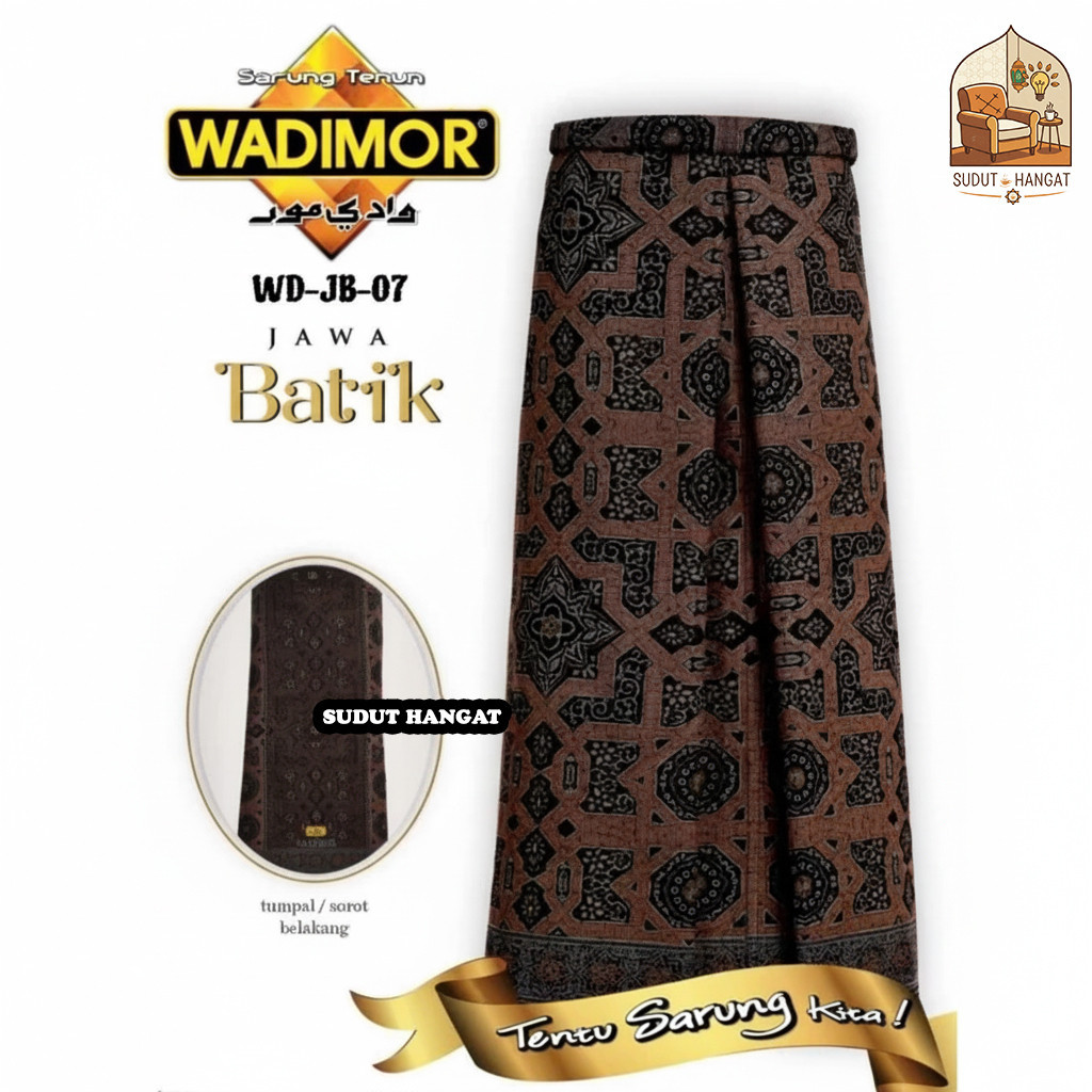 KATUN ล่าสุด Wadimor Sarong 2026 Javane Batik Motif วัสดุผ้าฝ้ายดั้งเดิมสินค้าที่โดดเด่น Most Wanted