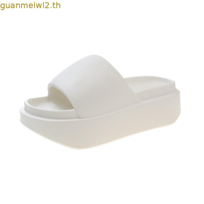 La mode รองเท้าแตะ วัสดุ EVA ลำลองสำหรับผู้หญิง พื้นรองเท้าหนามาก 2023NEW B90H2L4 34Z230825