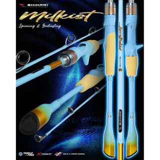 Shikari - Joran Milkist Carbon Solid 180 Spinning/Baitcasting - Joran Pancing