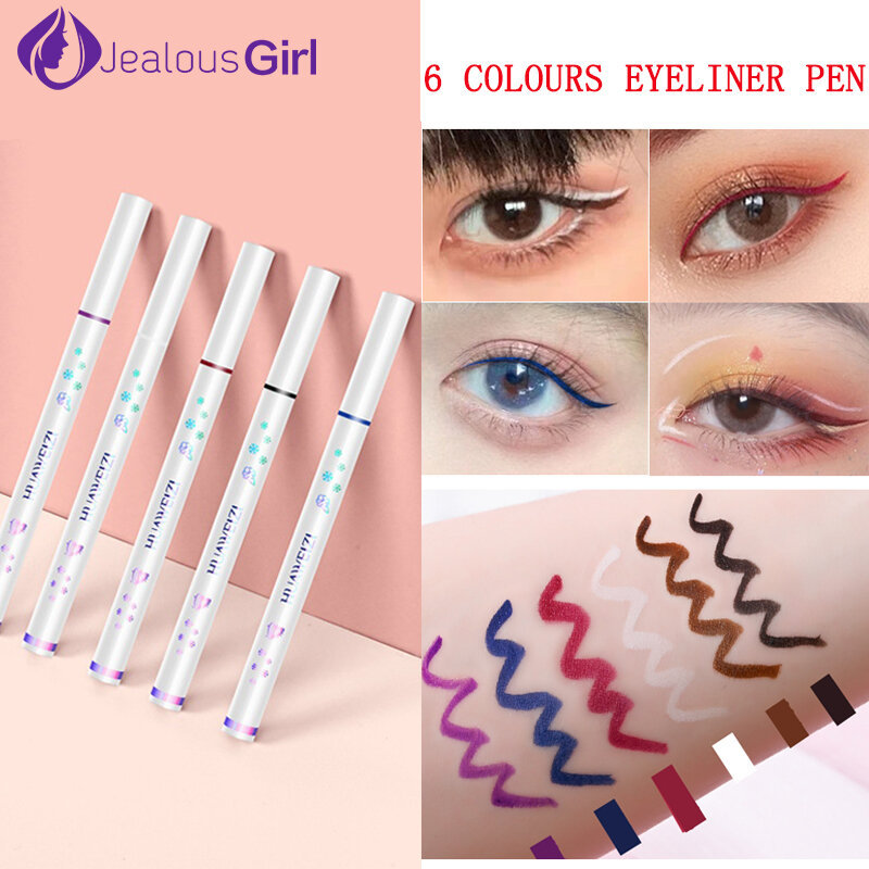 Color Eyeliner White Red Blue Moth Eyeliner Cosmetics CZ31126