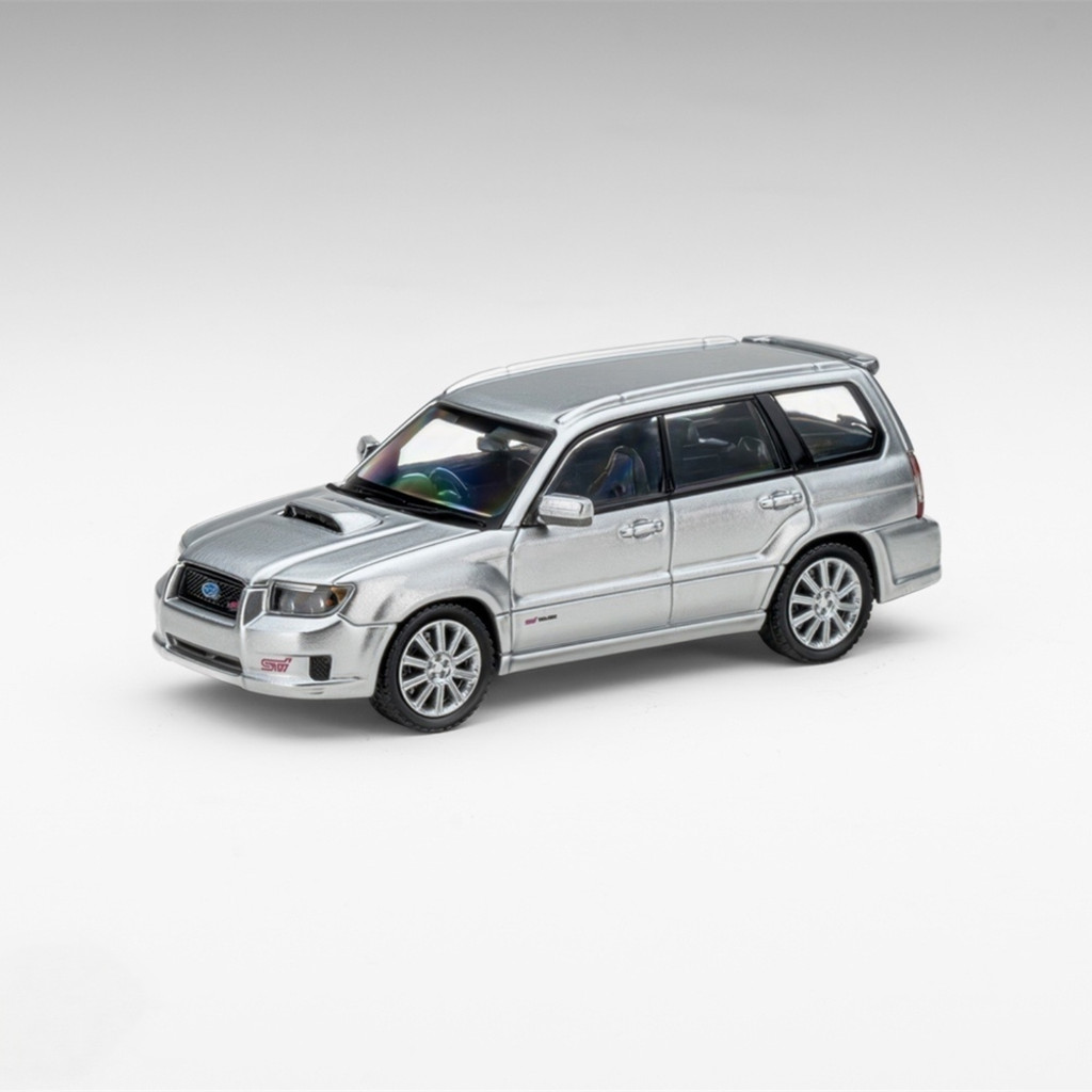 [คลังสินค้าพร้อม] Fiberrun 1: 64 Subaru Forester รุ่นที่สอง Subaru Forester โมเดลรถอัลลอย Subaru For