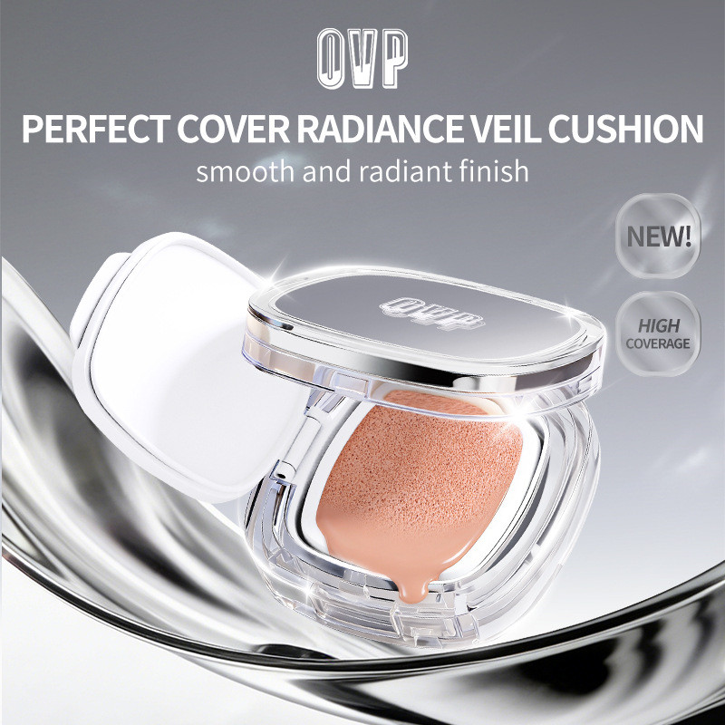 ขายร้อนขายร้อน OVP Silver Light Sensation Air Cushion น้ําหนักเบา Breathable ธรรมชาติคอนซีลเลอร์ Air